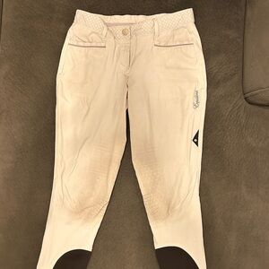 Ladies Equiline Breeches - White